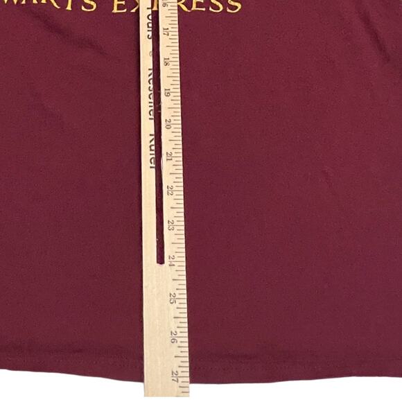 Harry Potter Platform 9 ¾ Hogwarts Express T-Shirt - Maroon - Size M - Movie Tee - Picture 7 of 7